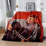 Couverture flanelle Johnny Hallyday – modèle 5