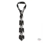 Cravate à motifs floraux Johnny Hallyday tendance