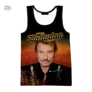 Débardeur Johnny Hallyday modèle 16 en coton