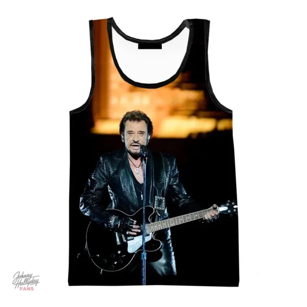 Débardeur Johnny Hallyday modèle 19 pour fans de rock