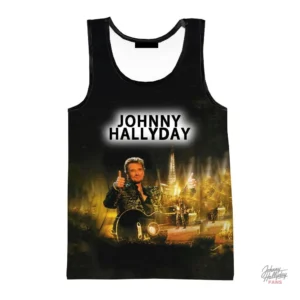Débardeur modèle 3 Johnny Hallyday en hommage au chanteur