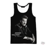 Débardeur Johnny Hallyday modèle 4 en style unique