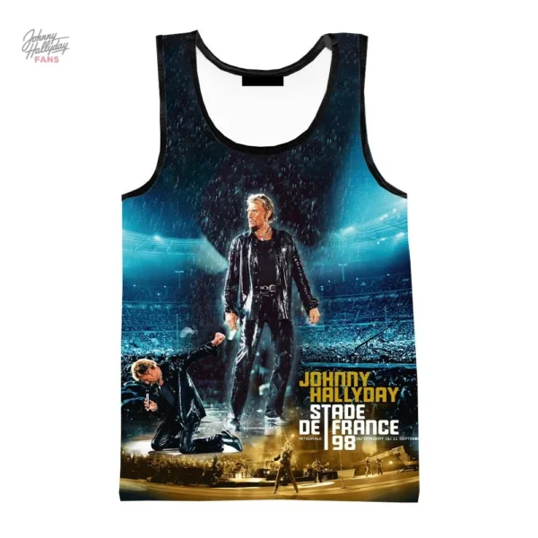 Débardeur Johnny Hallyday modèle 5 en design élégant