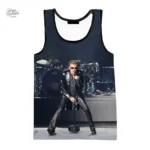 Débardeur Johnny Hallyday modèle 8 en coton confortable