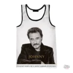 Débardeur Johnny Hallyday modèle 9 en tissu léger et confortable