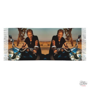 Écharpe Johnny Hallyday - design iconique
