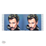 Écharpe Johnny Hallyday - motif unique