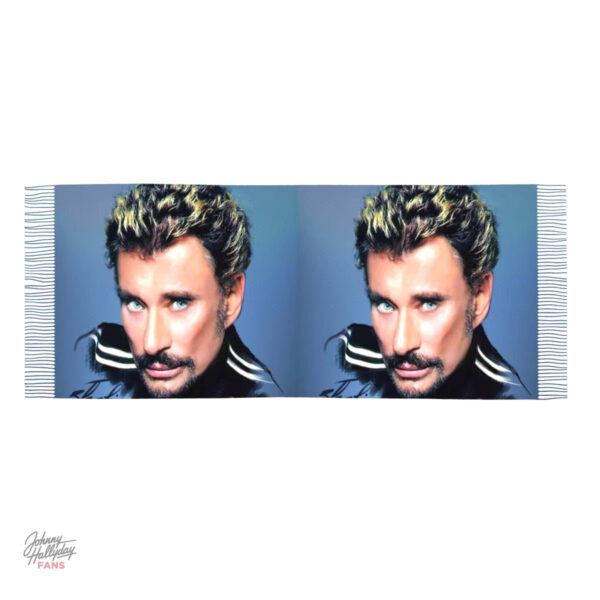 Écharpe Johnny Hallyday - motif unique