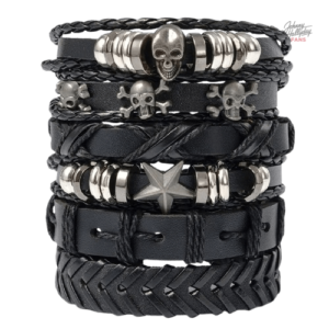 Ensemble de bracelets Johnny Hallyday - 3 modèles