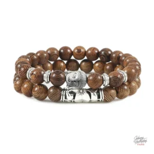 Ensemble de bracelets Johnny Hallyday Bouddha