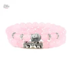 Ensemble de bracelets rock, style Bouddha, Johnny Hallyday
