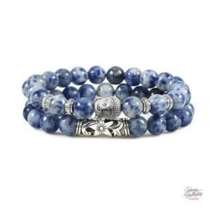 Bracelet Bouddha inspiré par Johnny Hallyday, design original