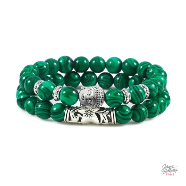 Bracelet Bouddha, hommage à Johnny Hallyday, look tendance