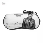 Johnny Hallyday étui à lunettes - Style vintage