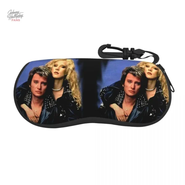 Johnny Hallyday étui à lunettes - Couleurs variées