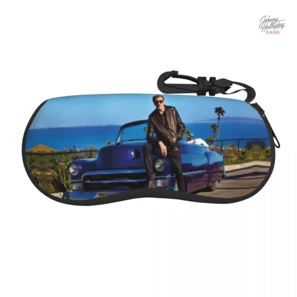 Étui à lunettes Johnny Hallyday - Élégance intemporelle