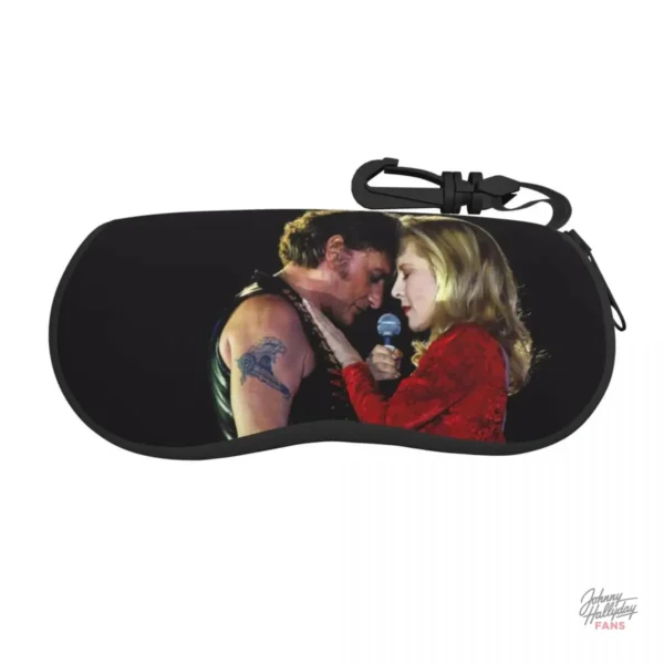 Étui à lunettes Johnny Hallyday - Accessoire essentiel