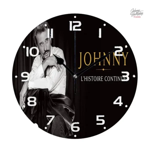 Horloge Johnny Hallyday au design innovant