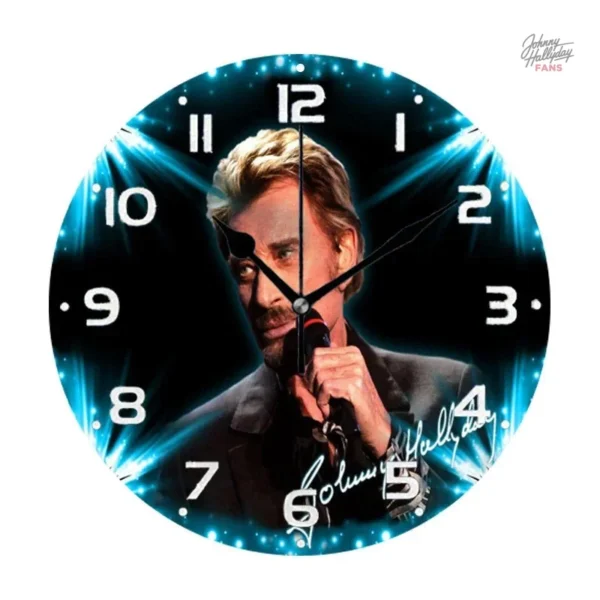 Horloge Johnny Hallyday modèle classique
