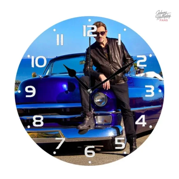Horloge Johnny Hallyday style rétro