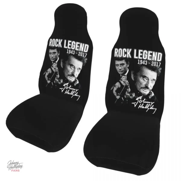 Housse de siège Johnny Hallyday pour voitures