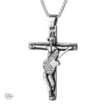 Collier pendentif Johnny Hallyday Croix guitare