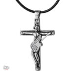 Modèle 2 du collier pendentif Johnny Hallyday Croix