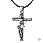 Pendentif Johnny Hallyday Croix guitare modèle 3