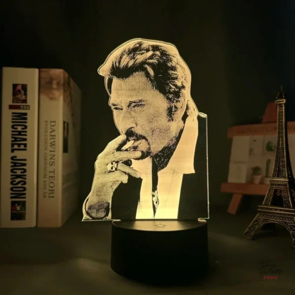 Lampe Johnny Hallyday modèle 3