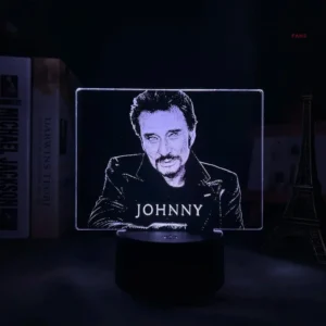Lampe Johnny Hallyday modèle 4