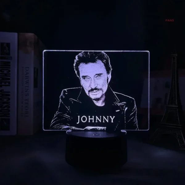 Lampe Johnny Hallyday modèle 4