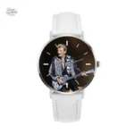 Montre Johnny Hallyday modèle 1 en vert dynamique
