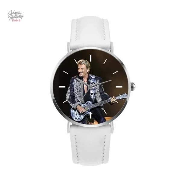 Montre Johnny Hallyday modèle 1 en vert dynamique