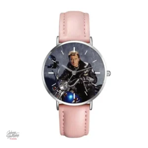 Montre Johnny Hallyday modèle 16, coloris noir élégant
