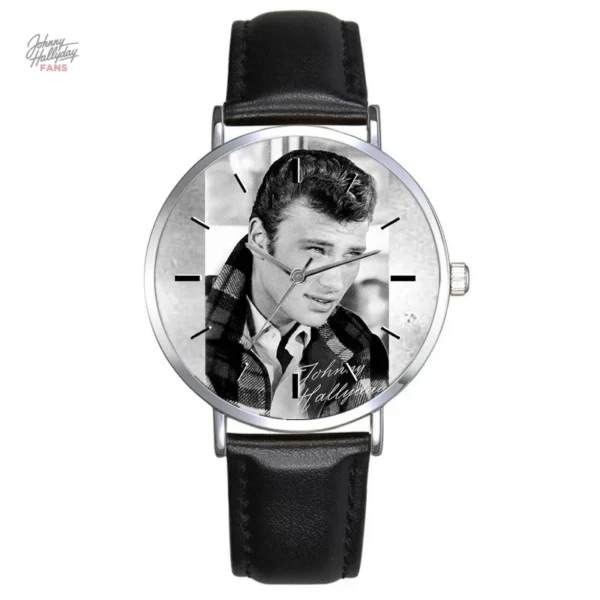 Montre Johnny Hallyday modèle 4 au design élégant