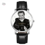 Montre Johnny Hallyday modèle 8, élégante et intemporelle