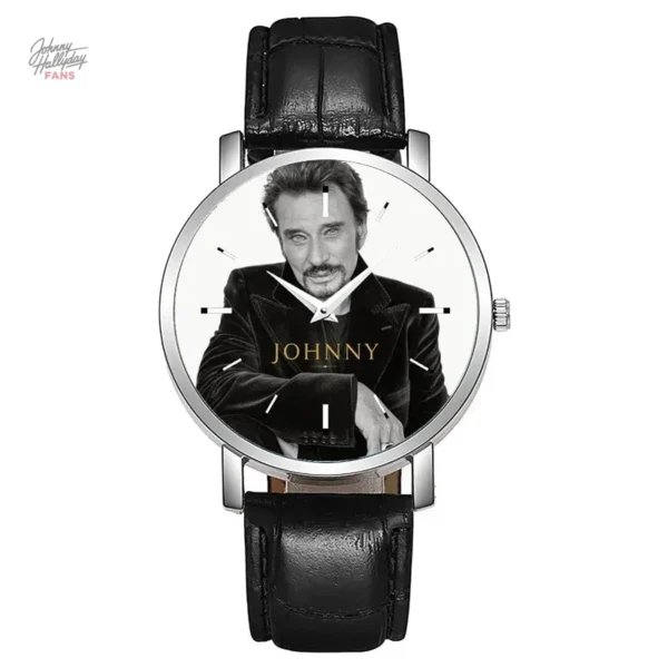 Montre Johnny Hallyday modèle 8, élégante et intemporelle