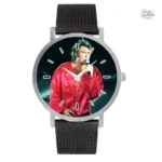 Montre Johnny Hallyday 24 avec bracelet métal bicolore