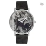 Montre Johnny Hallyday modèle 25 avec bracelet métal bicolore