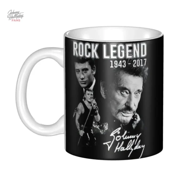 Mug Johnny Hallyday - Modèle classique