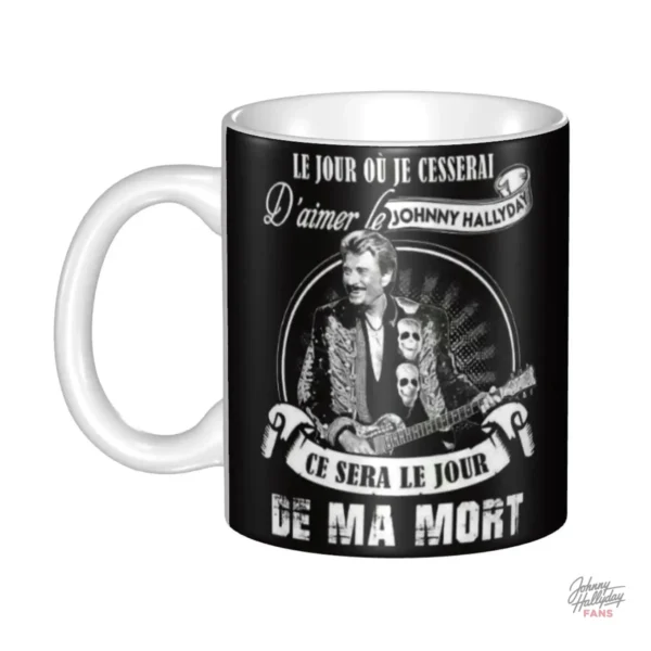 Mug Johnny Hallyday - Modèle artistique