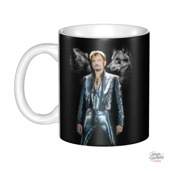Mug Johnny Hallyday - Version vintage