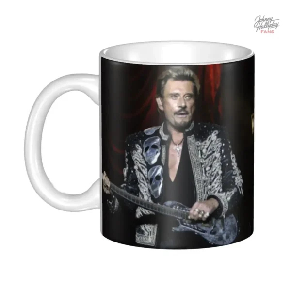 Mug Johnny Hallyday - Modèle classique - vue 7