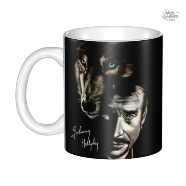 Mug Johnny Hallyday - Modèle classique - vue 8
