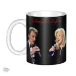 Mug Johnny Hallyday - Motif rock'n'roll
