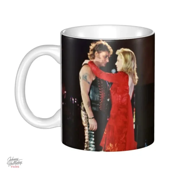 Mug Johnny Hallyday - Portrait artistique