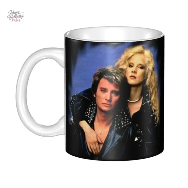 Mug Johnny Hallyday - Visage iconique