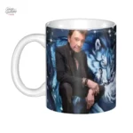 Mug Johnny Hallyday - Style rétro