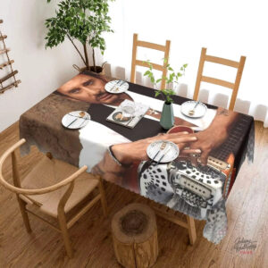 Nappe rectangulaire Johnny Hallyday 140 x 180 cm