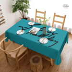 Nappe rectangulaire pour dîner Johnny Hallyday